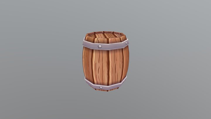 Barrel 3D Model