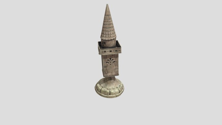 JM 418 Silver besamin 3D Model