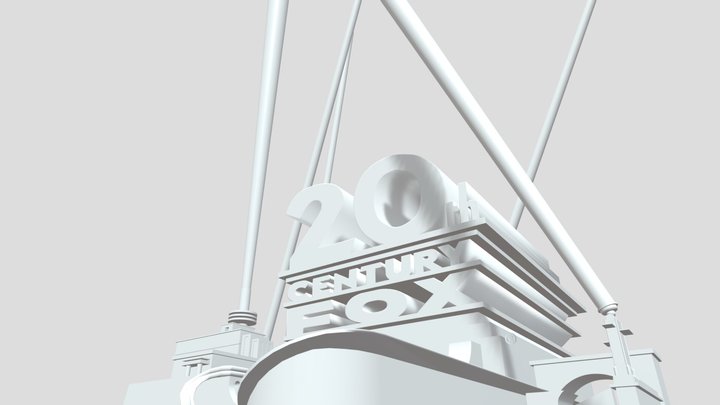 20th Century Fox Logo 1981 Remake 3D Model