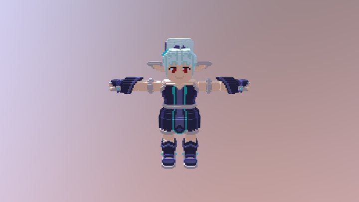 Archer Elf 3D Model