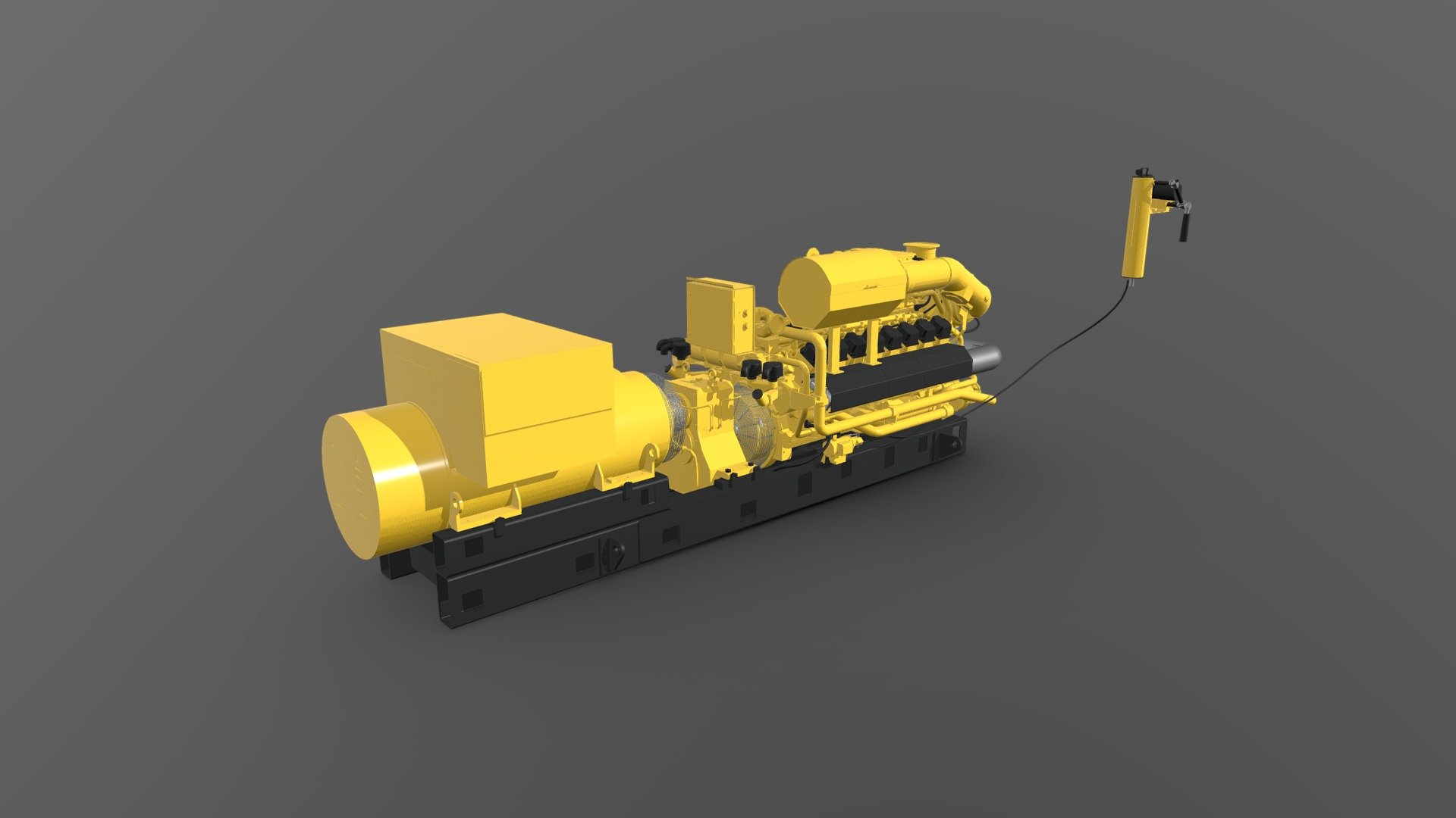 Caterpillar C35 Engine CAD Model - 3DCADBrowser