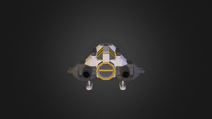 Small Ship 7230 Obj Files 3D Model