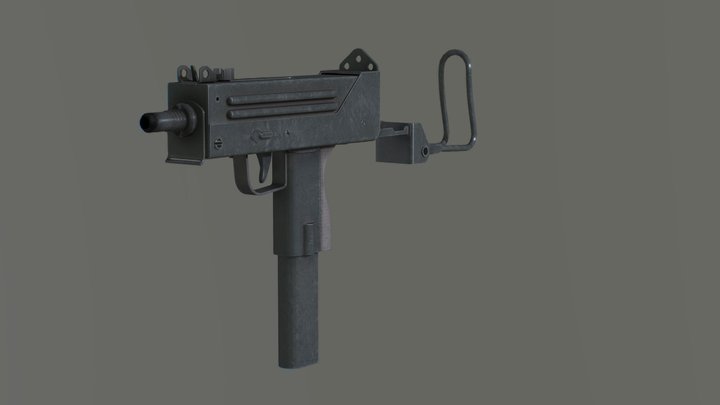 INGRAM "M-10" 3D Model