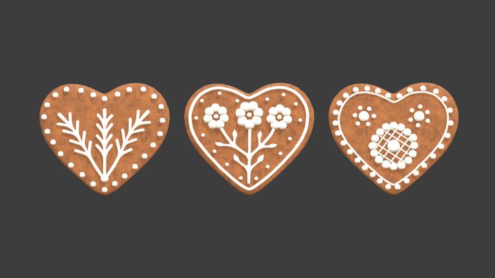 Gingerbread-cookie 3D models - Sketchfab