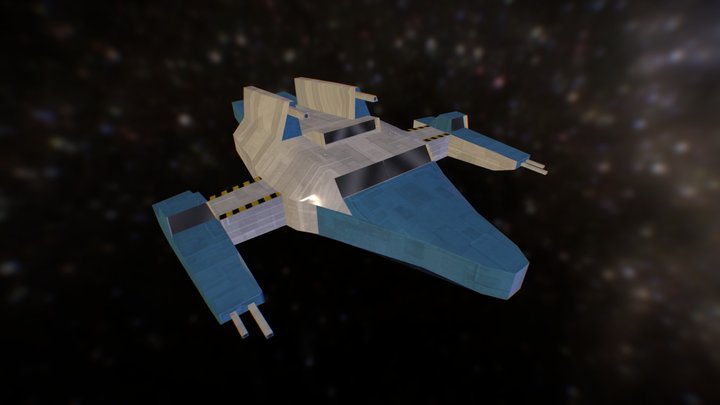 Space Fighter 3D Model