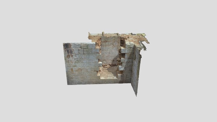 Sondage archéo, tour maîtresse de Marmande (86) 3D Model