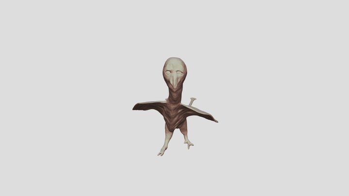 Der Vogelmensch (read description) 3D Model