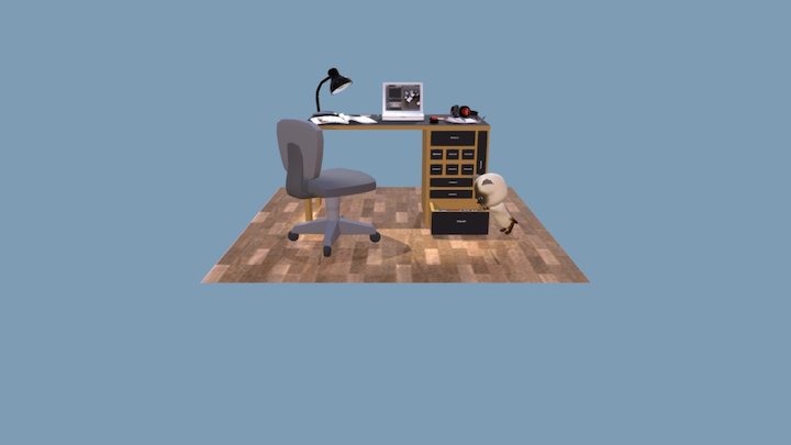 Desk1f 3D Model