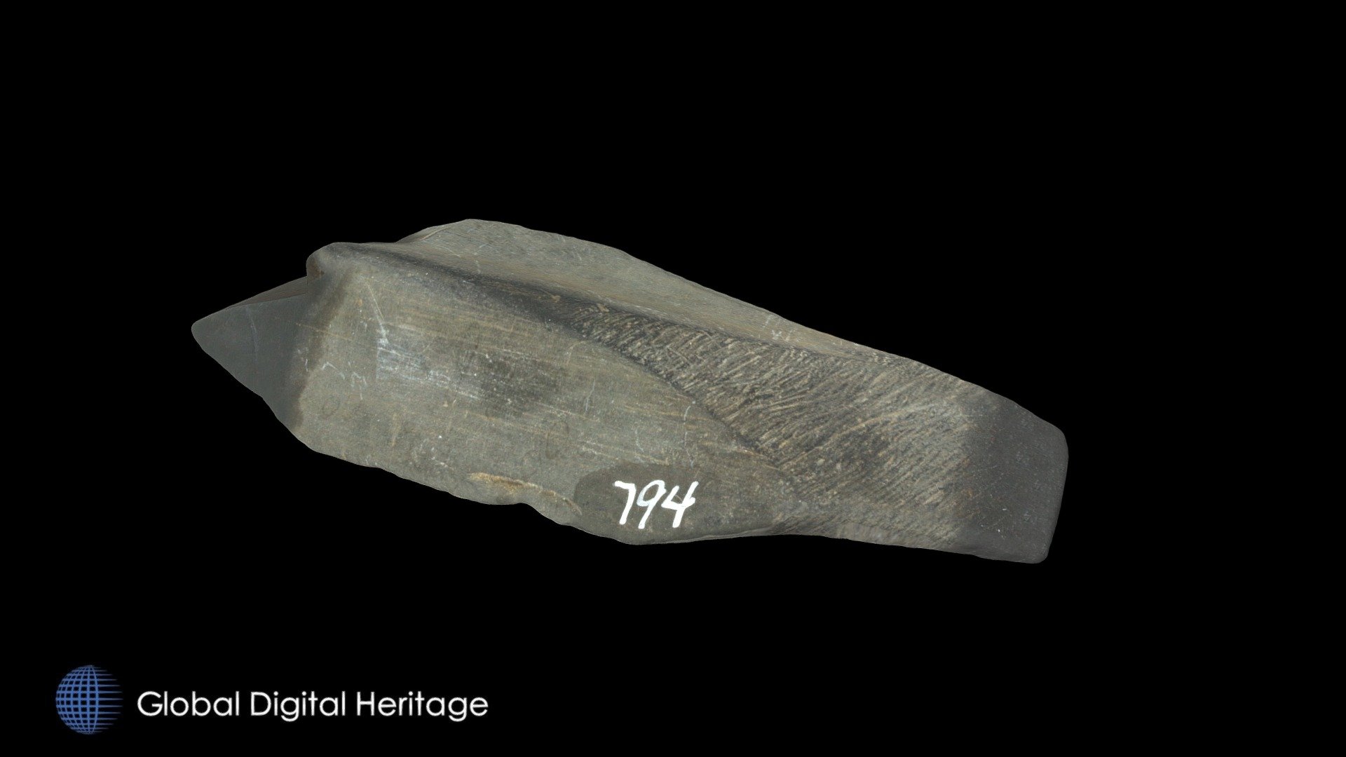 XCB-003-794 Polished Slate Point Fragment