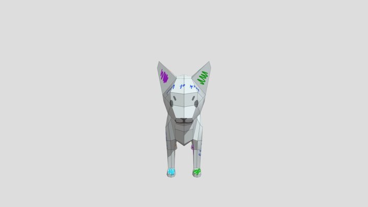 Cat Reference For Sketchfab 3D Model