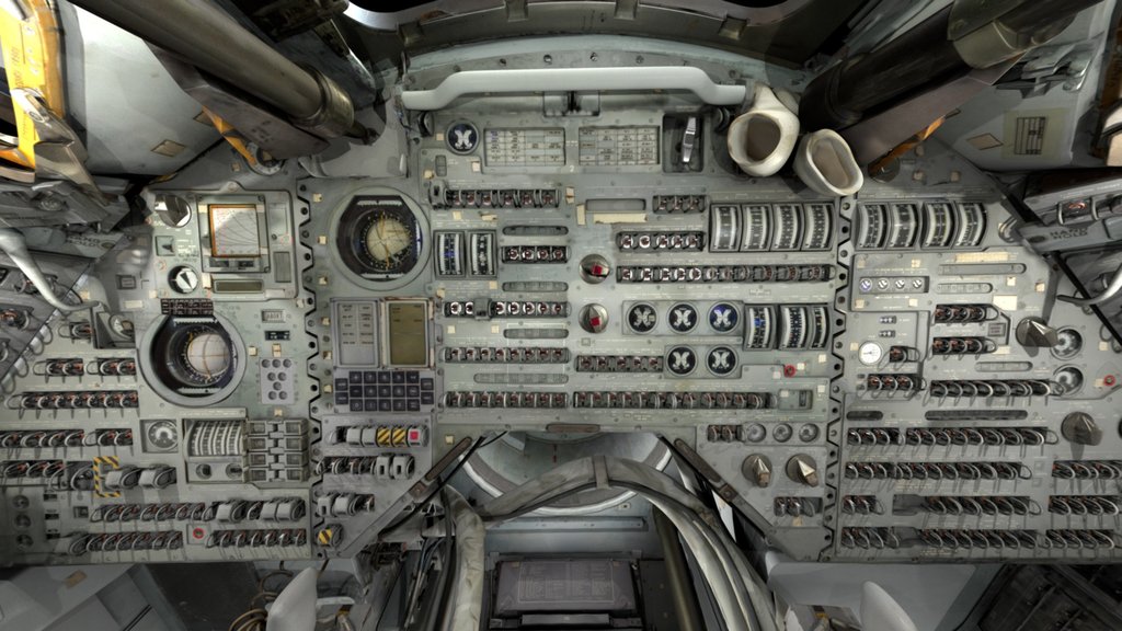 Apollo Command Module Interior Sphere Projection