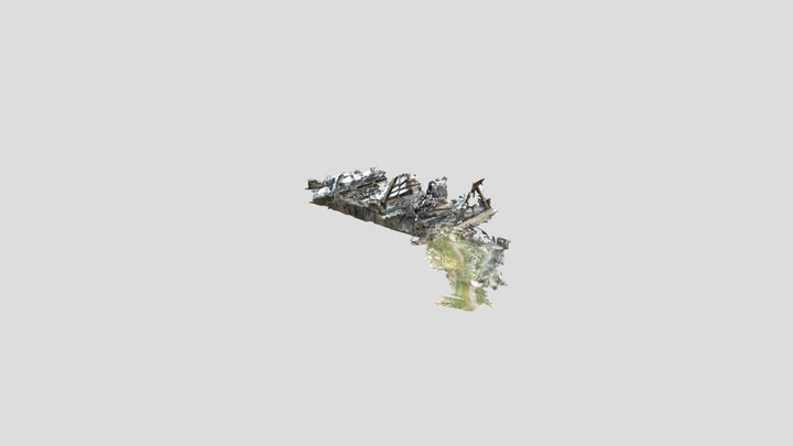 Džungľa KE - Železničný most 3D Model