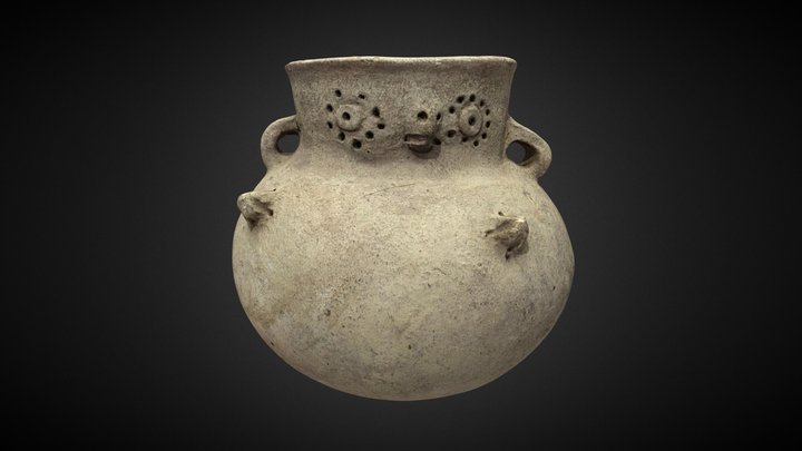 Vasija Gallinazo - (EBBCE00000-11) 3D Model