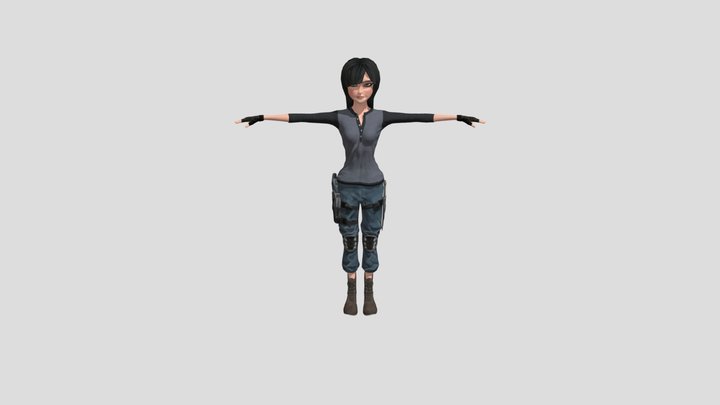 personnage 3 3D Model