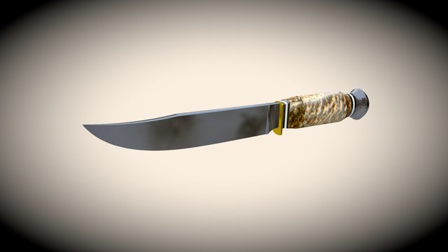 Cuchillo caceria 3D Model