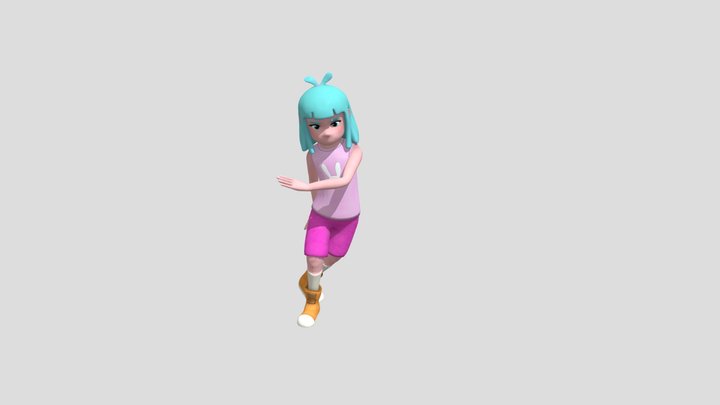 Hip Hop Dancing 3D Model