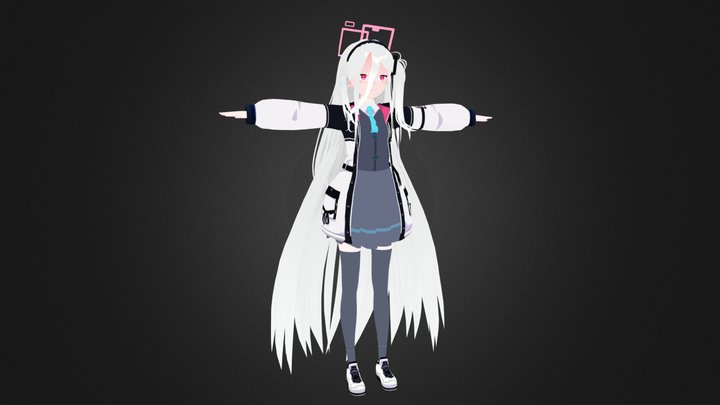Blue Archive - Kei 3D Model