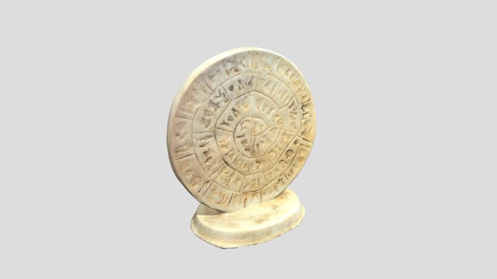 Ο Δίσκος της Φαιστού 3D Model