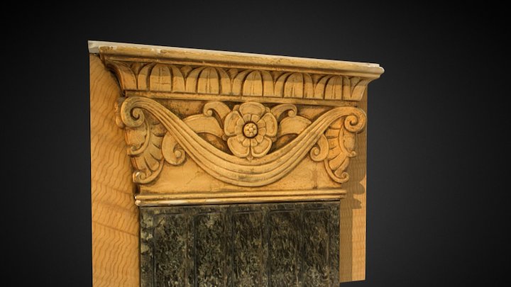 HISTORIC COLUMN CAPITAL 3D Model