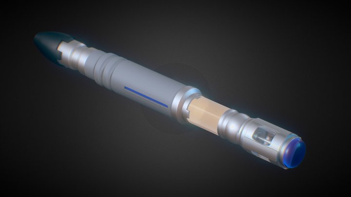 10th Sonic Screwdriver 3D Model