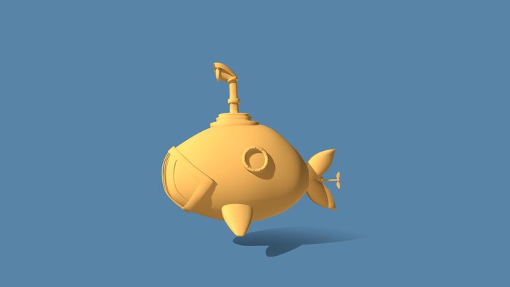 Submarine 3D Model