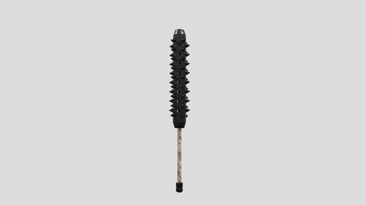 Spiked Wooden Club 3D Model