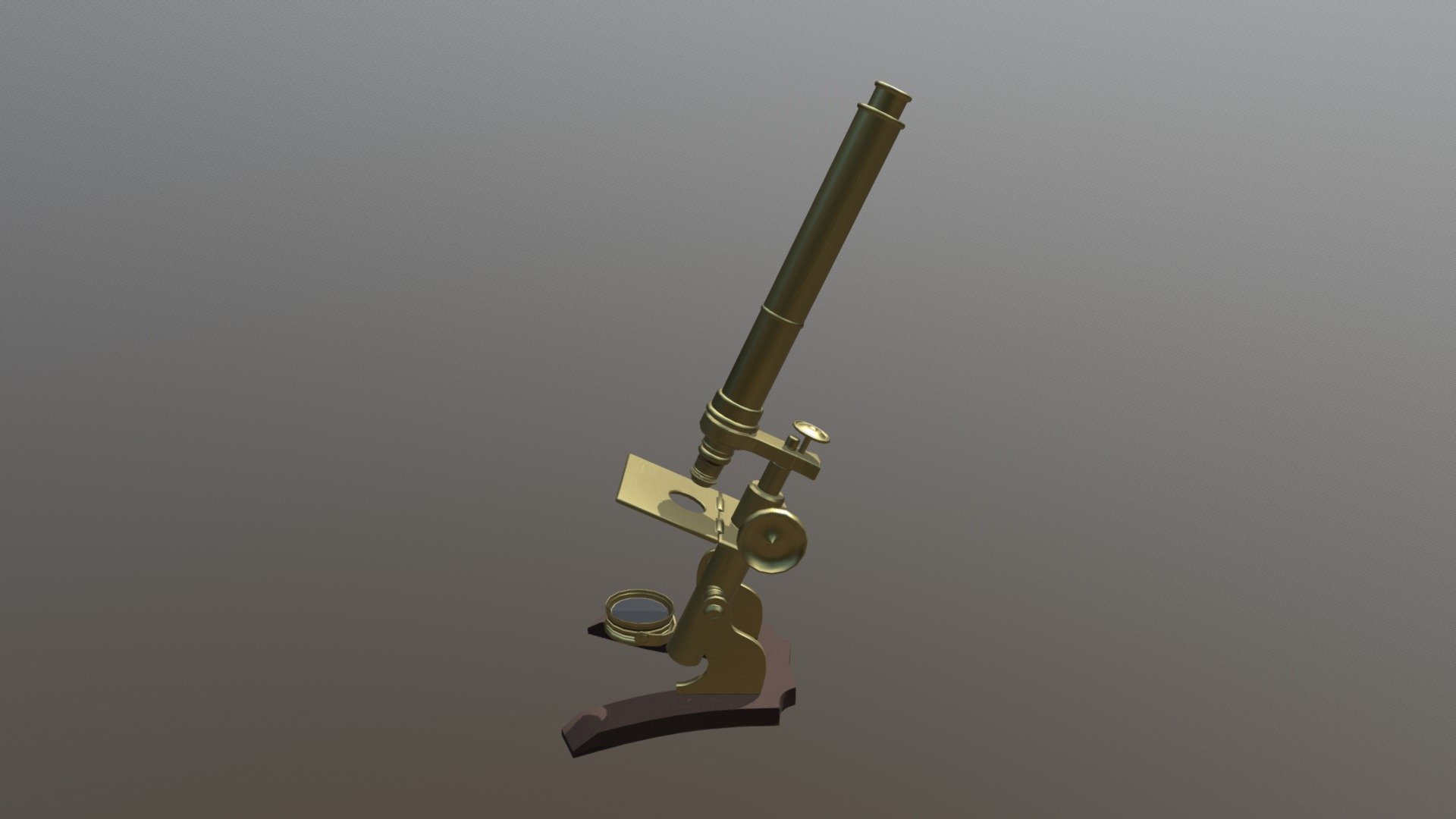 Victorian Microscope - 3D model by Robert Meijer (@RobertMeijer ...