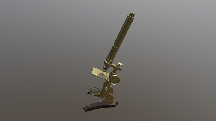 Victorian Microscope 3D Model