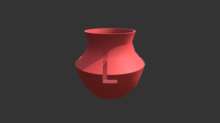 Love Vase 3D Model