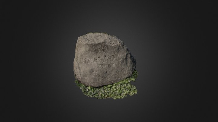 Tombstone of Ivan Vazon 3D Model