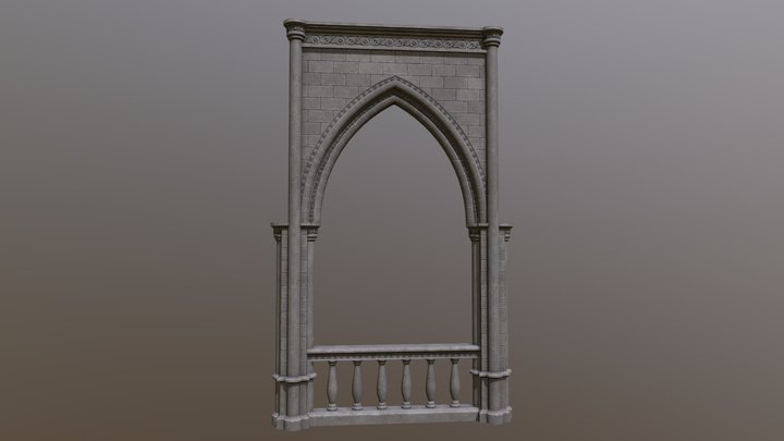 Arch Piece 3D Model