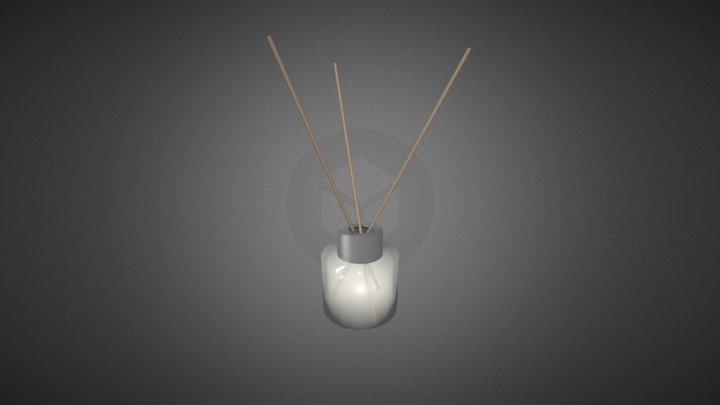 Reed Diffuser (Low-Poly) 3D Model
