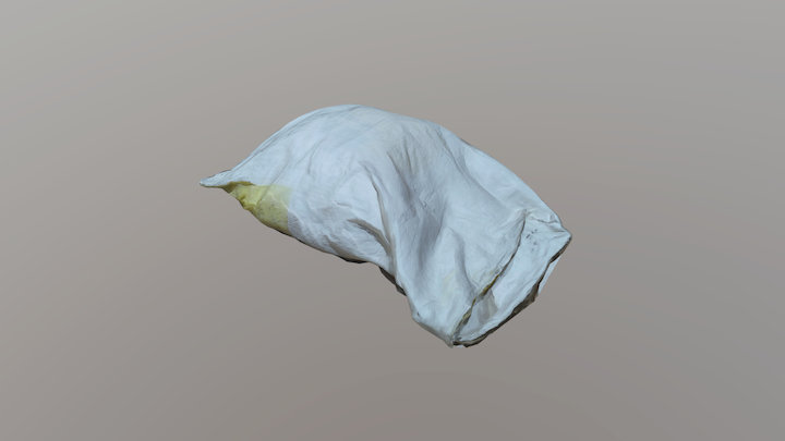 cloth sack optimized for video games 3D Model
