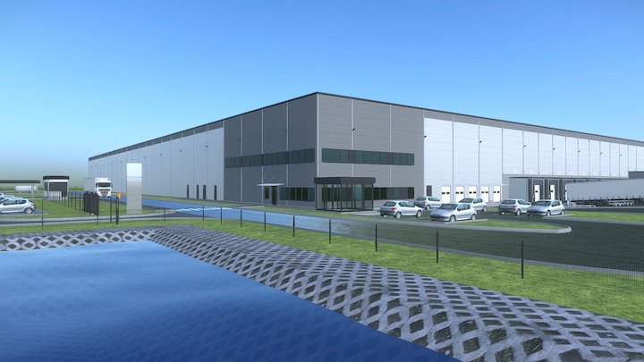 Świecko Logistics Centre 3D Model
