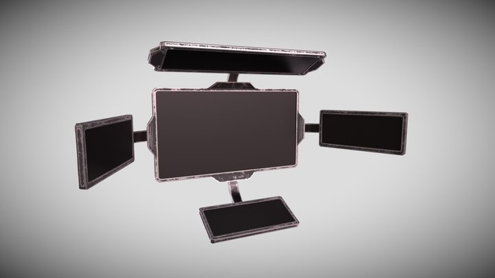 Sci Fi Screen 3D Model