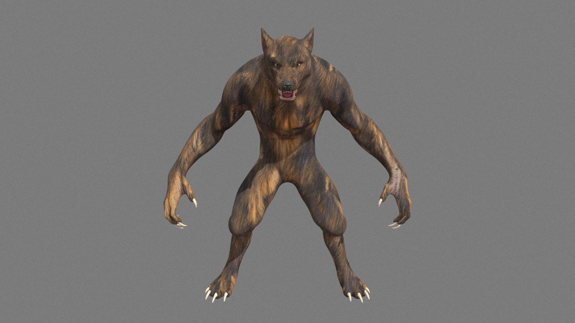 Wolf 3d Model By Kravistech [b65d306] Sketchfab