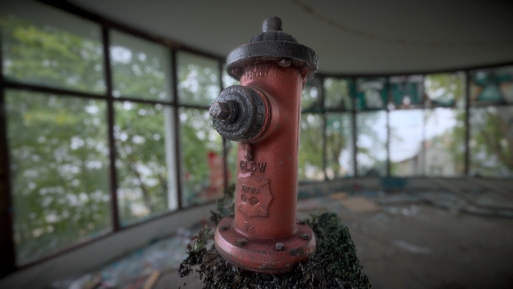 Fire hydrant — Sketchfab embed 3D viewer