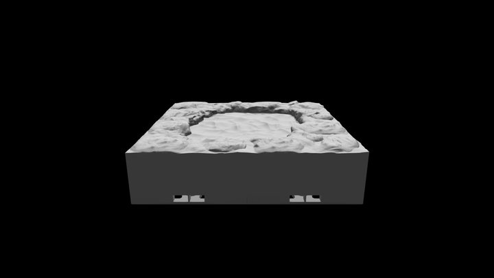 4x4 Cave Puddle V2 5 3D Model