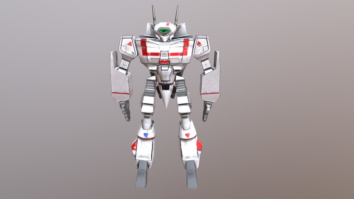 Robotech Battloid 3D Model