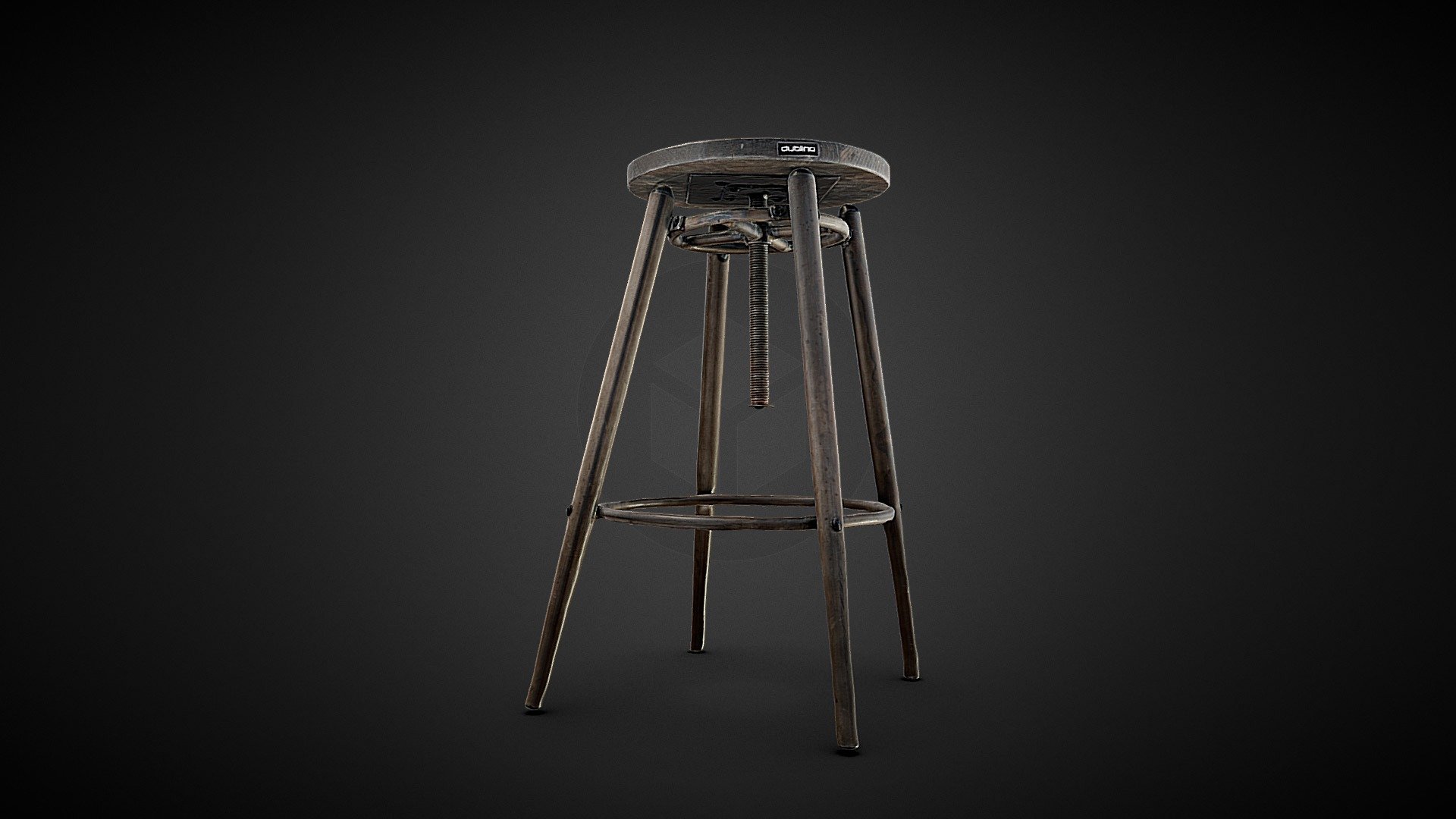 Piano Stool 3D Scan