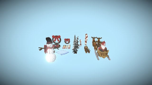 Christmas Pack 3D Model