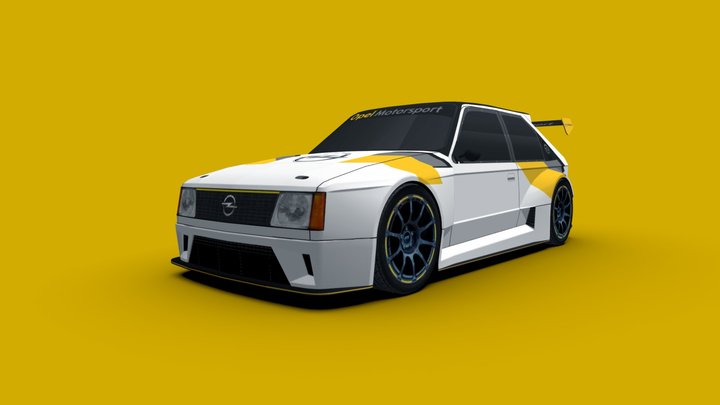 Opel Kadett d GTB concept 3D Model