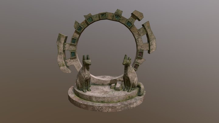 Ancient Portal 3D Model