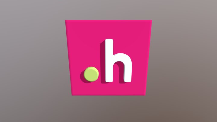 Henshaws Logo 3D Model