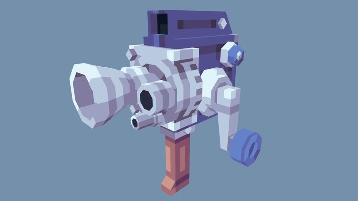 Prop / Camera / Vintage video camera 3D Model