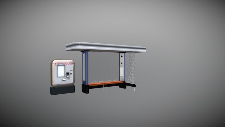 moscow bus station 3D Model