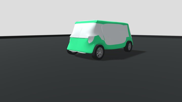 Electric Car 3D Model
