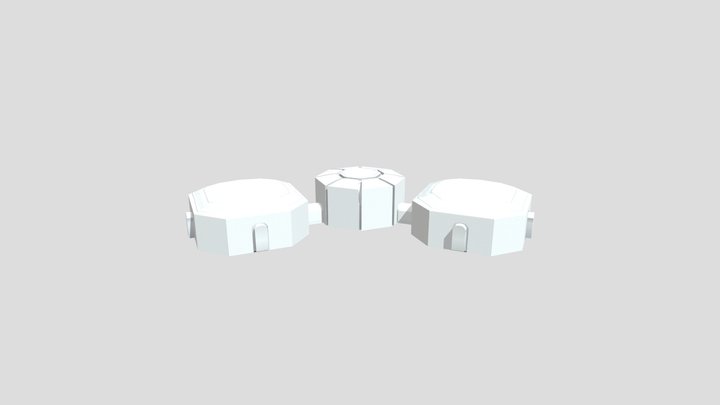 Building Gray Gold Test Model05 3D Model