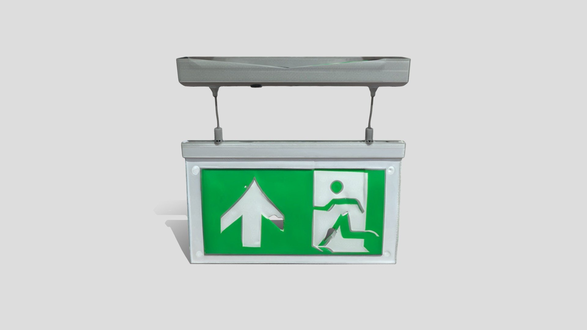 exit sign. (broken) - Download Free 3D model by mazentourky2013 ...