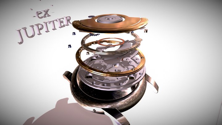 Watch Movement by exJupiter 3D Model